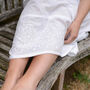 Cotton Embroidered Nightdress, thumbnail 5 of 6