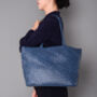 Weaving Vegan Leather Tote, thumbnail 3 of 12