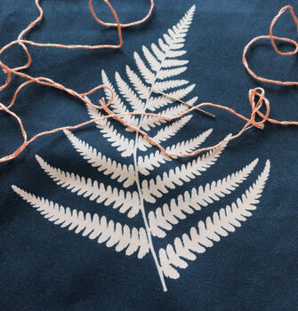 Cyanotype Embroidery Kit Fern, 2 of 4