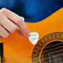 Personalised Name And Signature Guitar Pick Keyring, thumbnail 4 of 10