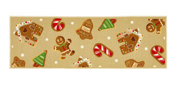 Floormatters Printed Loop Gingerbread 2pcs 40 X60 And 50 X150, 4 of 5