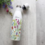 Personalised Wild Flower Eco Friendly Drinks Bottle, thumbnail 9 of 12