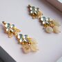 Raha Nude Peach, Gold Plated, Kundan Jewellery Set, thumbnail 6 of 7