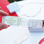 Personalised Date Ideas Ticket Stub Tokens, thumbnail 11 of 12