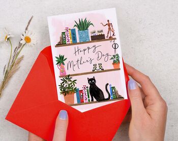 Mother's Day Card For Mum With Black Cat Design, 2 of 2