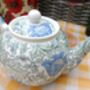 Two Cup Teapot In William Morris Anemone Design, thumbnail 4 of 8
