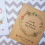 10 Personalised Bee Friendly Seed Packet Gifts, thumbnail 3 of 7