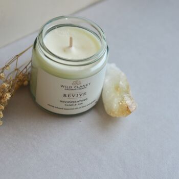 Citrine Crystal Vegan Candle With Essential Oils, 7 of 11