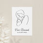 Personalised Line Art New Mum And Baby's Love Print, thumbnail 3 of 12
