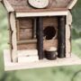 Wooden Garden Bird House Hanging Feeder Nesting Box, thumbnail 4 of 6
