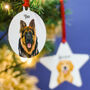 Dog Breed Christmas Tree Decoration Personalised, thumbnail 12 of 12