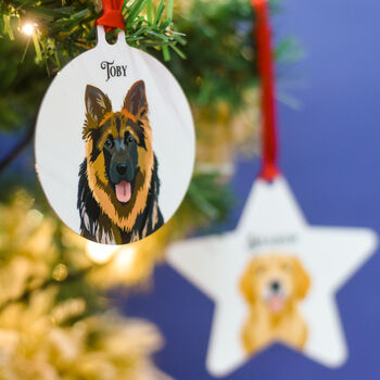 Dog Breed Christmas Tree Decoration Personalised, 12 of 12
