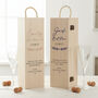 Bridal Party And Groomsman Champagne Bottle Box, thumbnail 1 of 6
