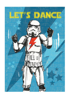 Original Stormtrooper Let's Dance Sci Fi Print, 2 of 2