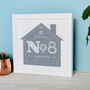 Personalised New Home House Number Mounted Print, thumbnail 3 of 5