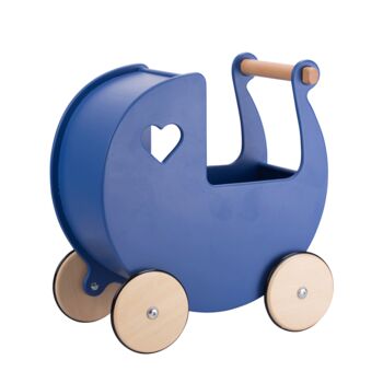 Personalised Blue, White, Red Or Pink Toy Pram, 8 of 10