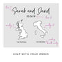 Personalised Duo Map Wedding Guest Book, thumbnail 3 of 12