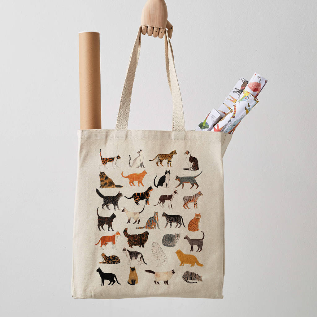 cat canvas bag