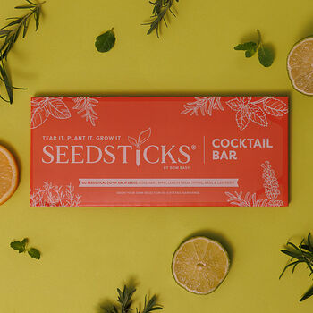 Personalised Cocktail Bar Seedsticks® Gift Pack, 3 of 4