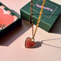 Gemstone Heart Pendant On 14k Gold Filled Chain, thumbnail 9 of 10