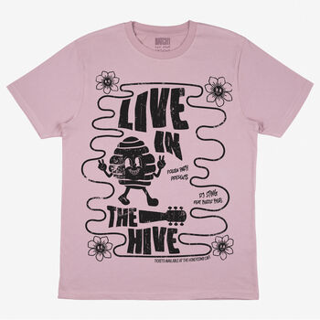 Live In The Hive Women's Festival T Shirt, 3 of 3