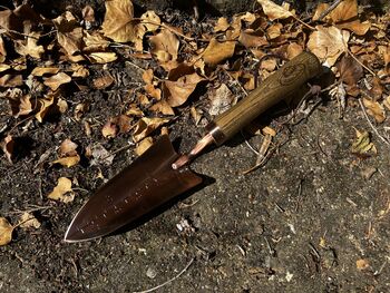 Garden Hand Trowel Steel Copper Blade With Wooden Handle Gift, 5 of 12