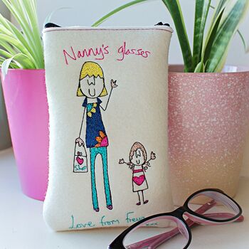 Personalised Embroidered Granny's Glasses Case, 7 of 12