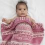 Kensington Personalised Cashmere Baby Blanket, thumbnail 7 of 7