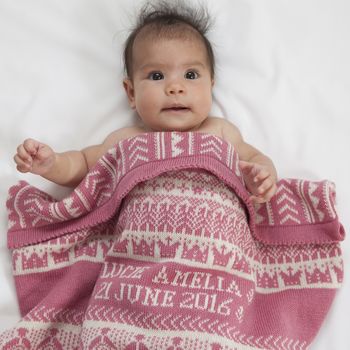 Kensington Personalised Cashmere Baby Blanket, 7 of 7