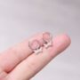 925 Sterling Silver Butterfly Hoop Earrings, thumbnail 1 of 7
