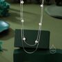 Genuine Pearl Double Layer Choker Necklace, thumbnail 6 of 10
