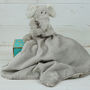 Elephant Toy Baby Soother Comforter, thumbnail 1 of 2