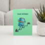 Hard Working Battery Personalised Card, thumbnail 1 of 2