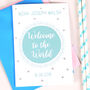 Personalised Christening Or New Baby Sun Card, thumbnail 2 of 4