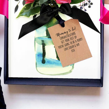 Personalised Mum To Be Mothers Day Card Large Boxed, 2 of 6