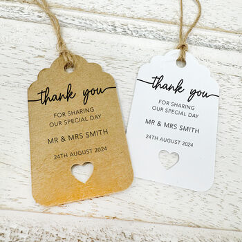 Personalised Wedding Favour Tags, 2 of 5
