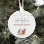 Custom Newlywed Ceramic Ornament Gift, thumbnail 2 of 7