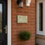 Personalised Bee Design Acrylic House Number Sign, thumbnail 3 of 5