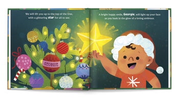 Personalised Children's Book, Baby's First Christmas With Family, 9 of 12