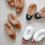 Luxury Lucky Dip Handmade Sheeepskin Slippers, thumbnail 1 of 9