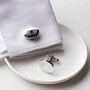 Engraved Oval Cufflinks, thumbnail 2 of 12