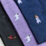 The Astronaut's Giftbox – Luxury Space Themed Socks, thumbnail 2 of 7