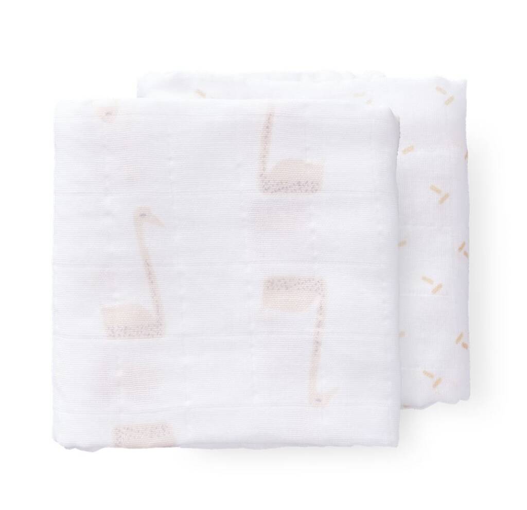 Organic Muslin Swaddle Set By Harmony at Home Boutique