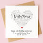 Personalised 20th Anniversary Card, thumbnail 1 of 6