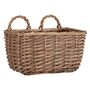 Wicker Wall Basket With Two Handles, thumbnail 2 of 2