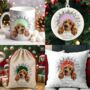 Personalised Christmas Cocker Spaniel Break Through, thumbnail 1 of 10