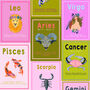 Horoscope Birthday Cards, thumbnail 1 of 12