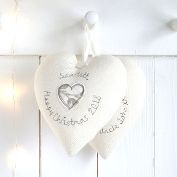 Personalised Hanging Heart Engagement Gift, 6 of 12