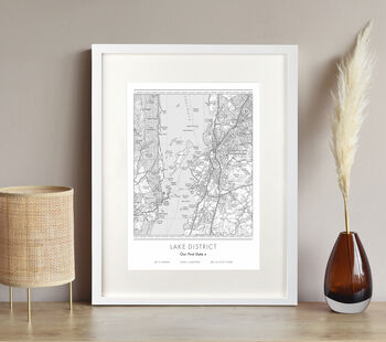 Our Favourite UK Location Personalised Map Print, 5 of 9