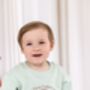 'Our First Father's Day' Personalised Embroidered Bear Sweatshirt Jumper, thumbnail 4 of 8
